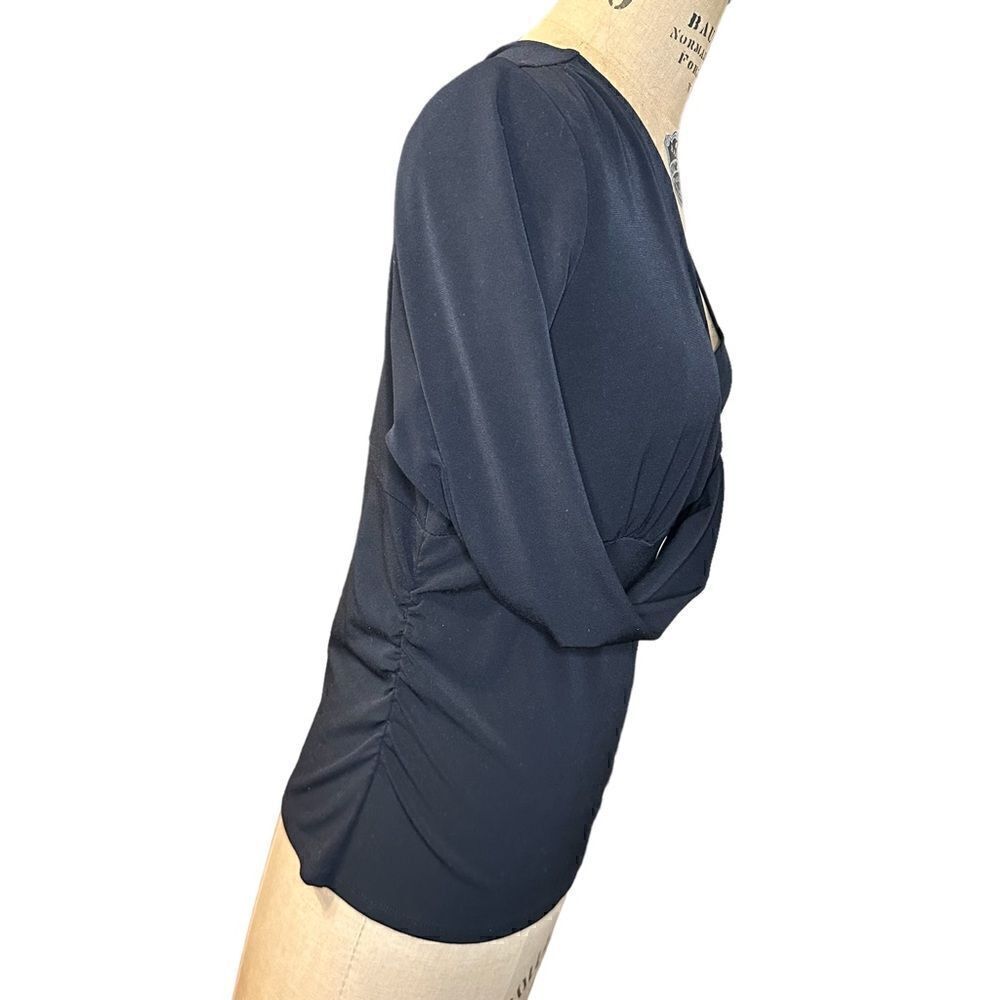 Andre Oliver Black Wrap effect top - Picture 3 of 11